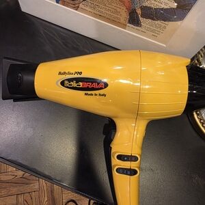 BaBylissPRO ItaliaBRAVA Yellow Hair Dryer